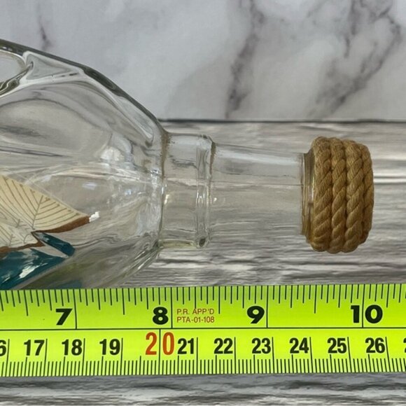 Vintage "Great Republic 1853" Ship In Bottle Handmade In England - Picture 13 of 13